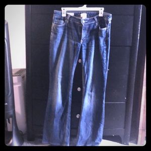 Regular Blue Wash Banana Republic Bootcut Jeans.